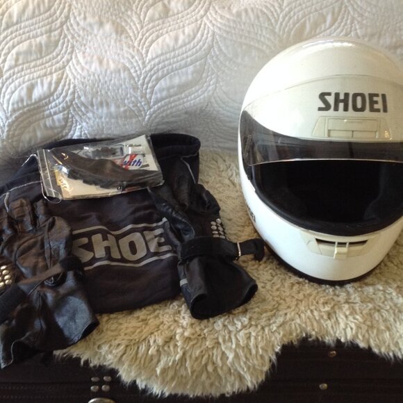 VTG SHOEI X8 Aero Silence Motorcycle Helmet; Crotch Rocket, Moto-Cross Racing. - Picture 9 of 11
